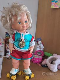 baby skate bambola vintage anni 80