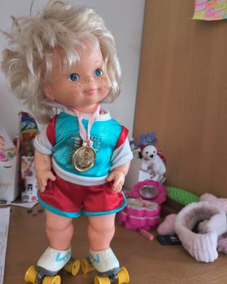baby skate bambola vintage anni 80