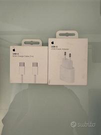 Caricabatterie Apple USB-C 20W e cavo 1MT