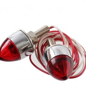 Coppia viti LED Bullet fissaggio targa moto e auto