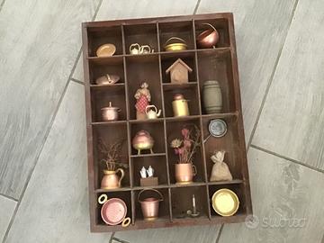 Espositore vintage shadow box