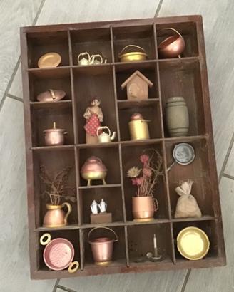 Espositore vintage shadow box