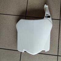 tabella porta numero bianca Honda crf 250 450 