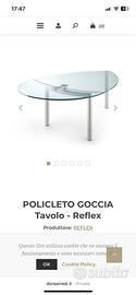 Tavolo reflex policleto con sedie