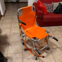 Sedia portantina da evacuazione a 4 ruote STD