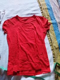 t-shirt Calvin Klein Jeans Rossa bambino