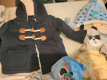 Lotto abbigliamento vestiti bambino 3-6 mesi 62cm
