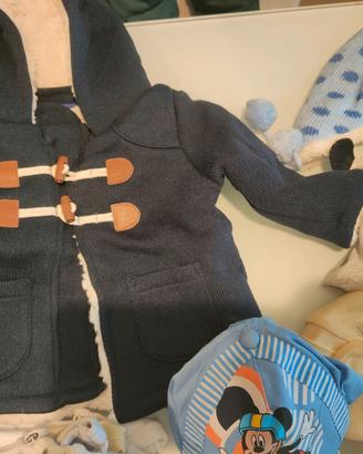 Lotto abbigliamento vestiti bambino 3-6 mesi 62cm