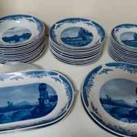 Servizio piatti porcellana "Canaletto"