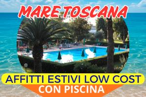 Appartamenti giugno luglio agost Marina di Bibbona