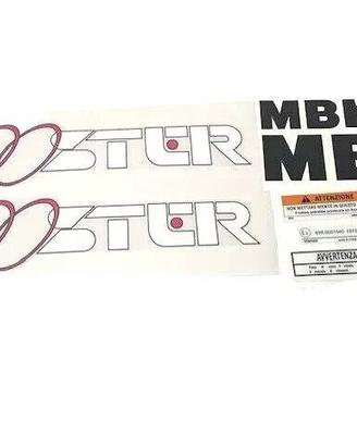 ADESIVI MBK BOOSTER 50 TRASPARENTE NERO BIANCO E R