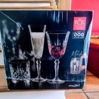 Set da bicchieri in cristallo