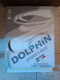 copriwater Dolphin in ceramica