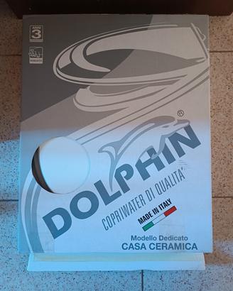 copriwater Dolphin in ceramica
