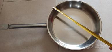 Padella grande 32 cm inox anche induzione