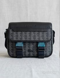 Borsa e tracolla stile lacoste nera