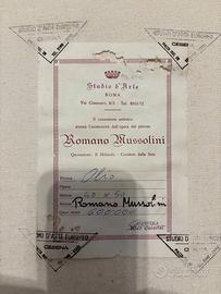 quadro di romano mussolini
