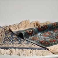 Mini tappeti vintage Bombay Belgio sotto piante