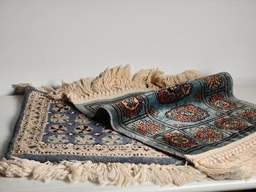 Mini tappeti vintage Bombay Belgio sotto piante