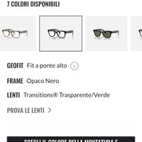 RAY-BAN META WAYFARER fotocromatiche