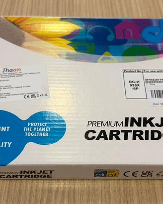 Set 6 cartucce a colori compatibili HP 935XL nuove