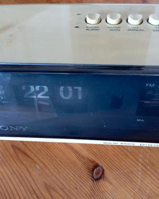 (1450) - Radio Sveglia Sony Digimatic (anni '70)