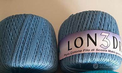SET 2 BOBINE PURO COTONE FILO SCOZIA MAKO' 