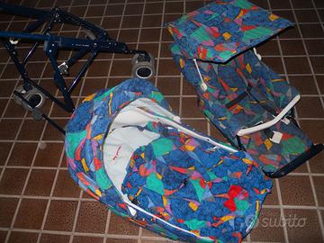 Carrozzina e passeggino 3 pezzi