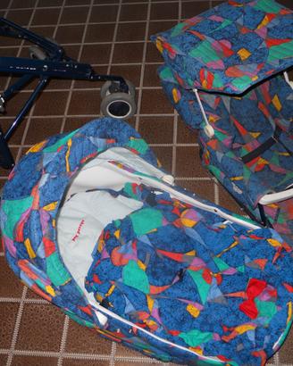 Carrozzina e passeggino 3 pezzi