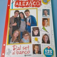 Libro Alex & Co. "Dal set al banco" con adesivi