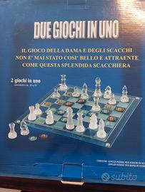 Scacchiera in vetro  35x35