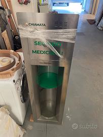 passafarmaci con chiamata in acciaio