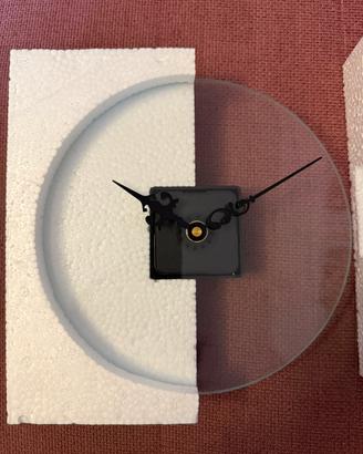 Orologio in vetro da decorare