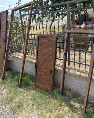 Persiane in alluminio effetto legno OTTIME CONDIZ