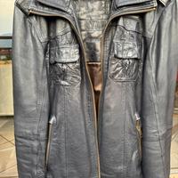 Giubbotto giacca di pelle vintage Superdry