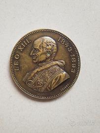 Medaglia 1893 Leone XIII-50° Consacraz. Episcopale