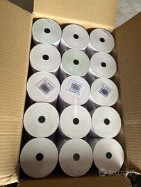 Rotoli termici 80mm x 80 mt x 12 foro