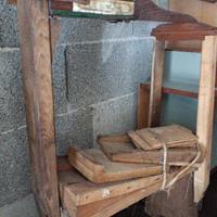 Imbottigliatrice tappa bottiglie vintage legno