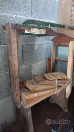 Imbottigliatrice tappa bottiglie vintage legno