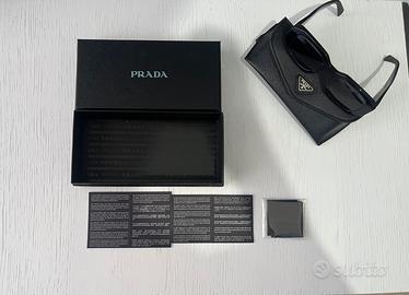 Occhiali Prada Originali Black + Box Completo