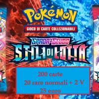 Pokémon GCC: 200 carte Stili di Lotta, 20 rare 2 V