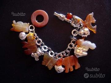 Bracciale donna SHINE' in argento con animaletti