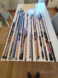 Canne da pesca usate