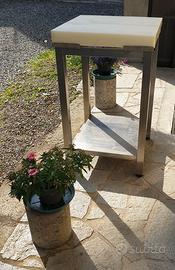 ceppo batti e taglio carne inox