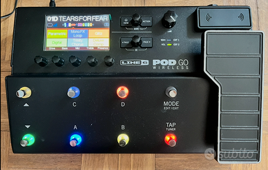 Pedaliera Multieffetto Line6 POD GO