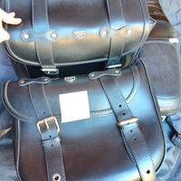 Borse franco cuoio moto custom