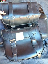 Borse franco cuoio moto custom