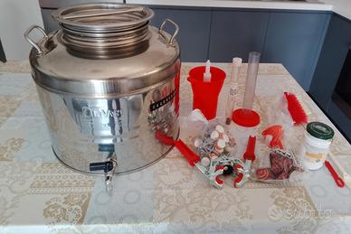 KIT BIRRA CON FUSTO IN ACCIAIO DA 30 LITRI 