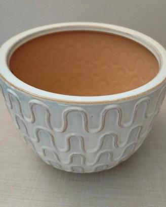 Vaso smaltato in terracotta 