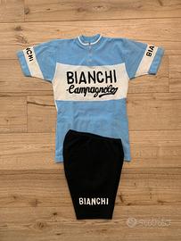 Maglia Bianchi Campagnolo con pantaloncini